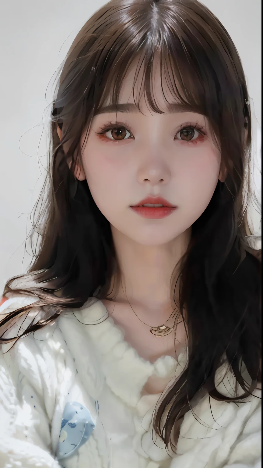 Tips generated for the theme "a close up of a woman with long hair wearing a white sweater" as follows:
"A close-up of a woman, ornate hair, Has a beautiful Korean face and extremely cute Asian facial features. The woman has a lovely and delicate face，The smile is bright, Similar to Korean pop celebrities like Ulzzang and Nam In-yeon. She embodies the youthful and lovely charm of Korean girls with her perfect complexion and charming eyes.. Artwork should capture the essence of female beauty, Highlight the intricate details of her face, Especially her charming eyes and sexy lips. The medium is a mix of illustration and painting, Create stunning fusions of artistic styles. The scene is full of bright colors，Enhanced sense of reality, image realism. Lighting should be soft、Delicate, Light up a woman&#39;s face to highlight her features. The overall image quality is of the highest standard, with ultra-detailed, Sharp focus and vibrant colors. Artwork is a masterpiece, Showcasing an artist&#39;s extraordinary talent and skill. The composition should convey a sense of intimacy, Taking the audience into the fascinating world of this charming woman. The color palette is warm and inviting, Emphasis on female elegance and elegance. by artwork, The audience can&#39;t help but be mesmerized by the beauty and charm emanating from the woman&#39;s lovely face. "