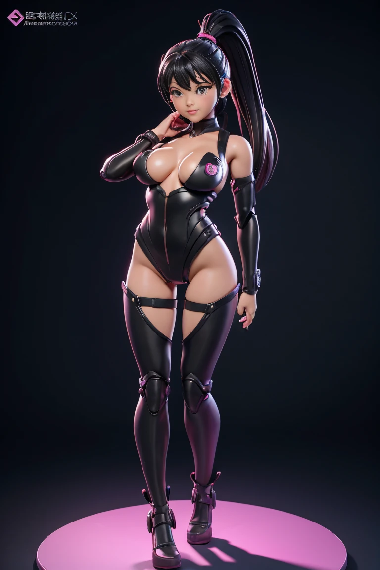 NSFW, Boobs, Full Body 3D Artwork! ! action figure girl, Very good figure, pop mart toy, (Naked )blind box toys, mockup, Full body, animesque, 3D Artwork, OC rendering, high detailing, Bright, Studio Lighting :1, shy, blush stickers, shy, blush, tearing up, black hair, short ponytail, embarrassed, C4D, blender, masterpiece
