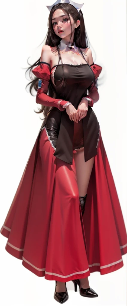Works of masters,best images quality,nurse woman,student clothes,over knee socks,high-heels,Raised sexy,Lace