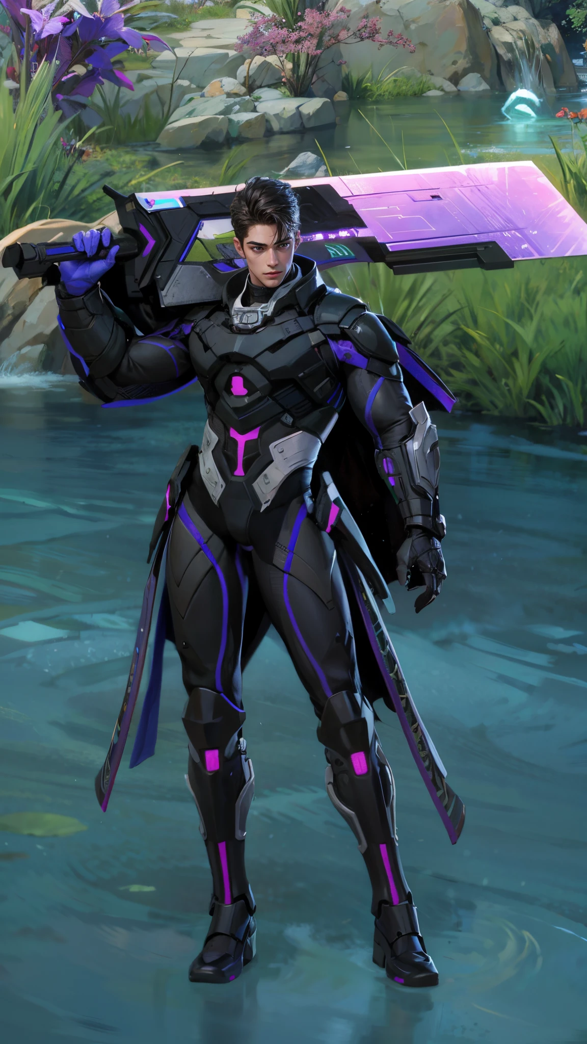 Best quality, masterpiece, detailed skin texture, detailed clothes texture, detailed face, super detail, 8k, intricate detail, 1 boy, The color doesn't change, Muscle guy, 1 guy