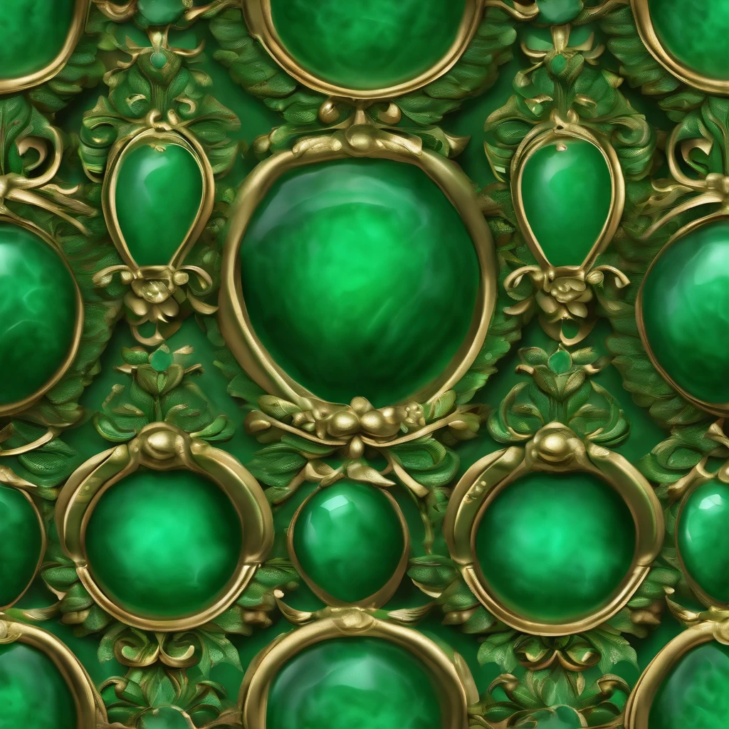 green jade, detailed texture, seamless pattern,