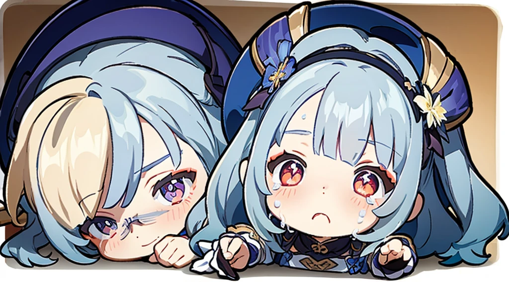{{{NSFW}}}, flat chest, scan, official art, {{empty eyes}}, crying with eyes open, clothing lift, show off your chest, throw, Blowjobチオ, open your mouth, throw penis, kneel down, swallow, handjob, deep throat, cooperative Blowjobチオ, {{cum in mouth}}, {{excess semen}}, spread legs, Blowjob, Penis in hand, put dick on her tongue, with projectile, 