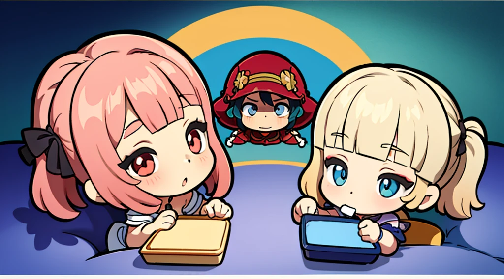 chibi, upper body, big head, sad, character traits