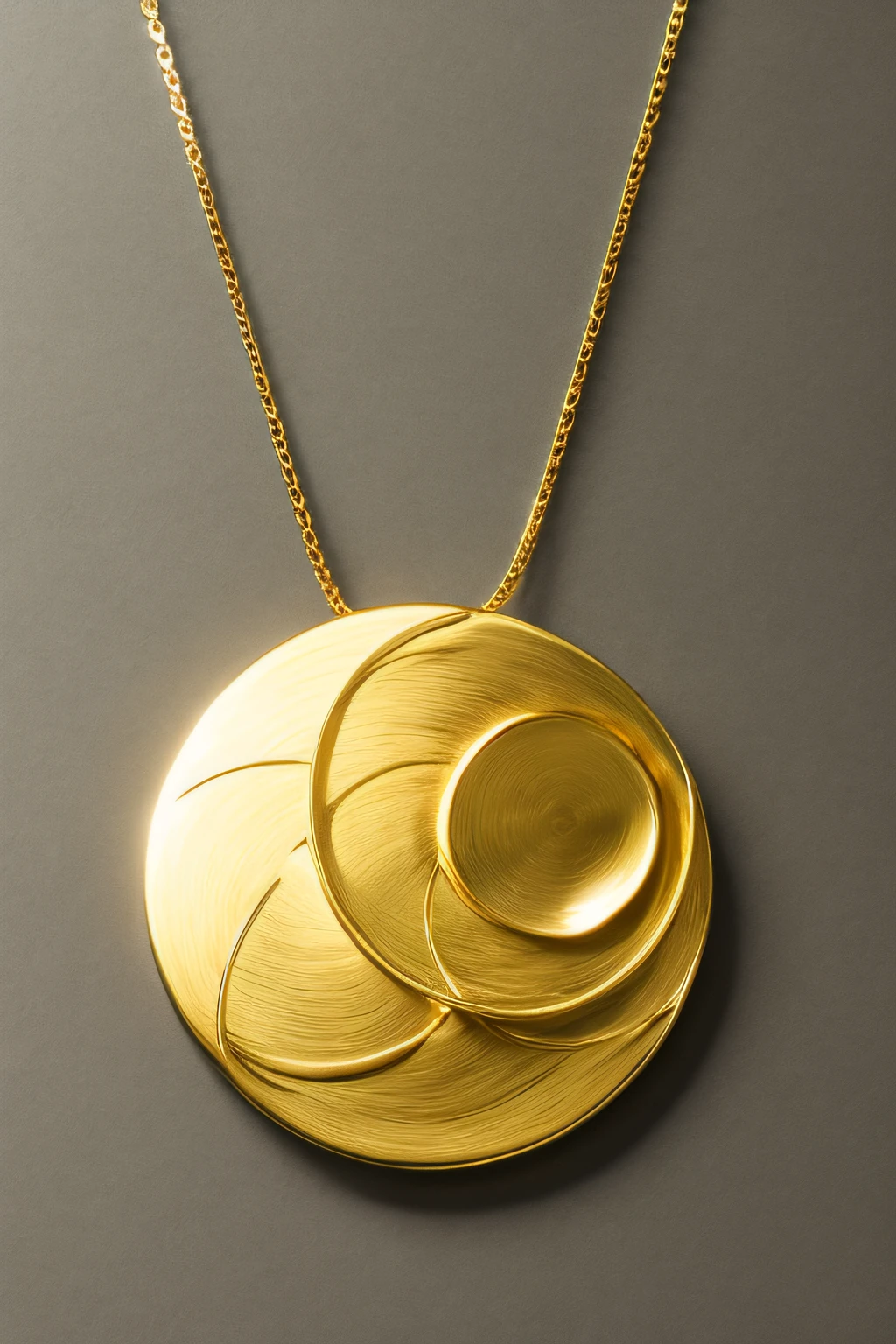 product image of a necklace made of gold with a minimalisticand and summer style