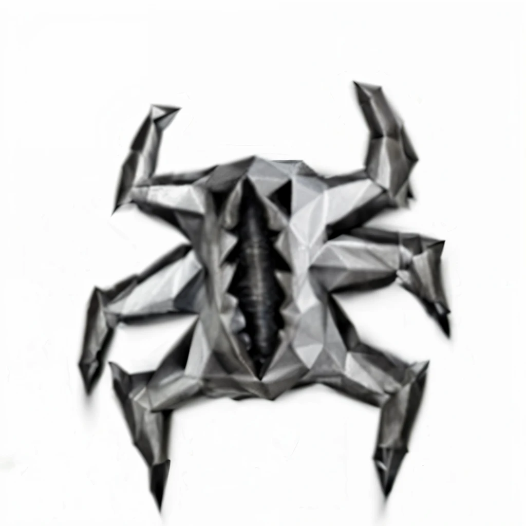Low-Poly-Monster-Horror, ingame, dark area, colored