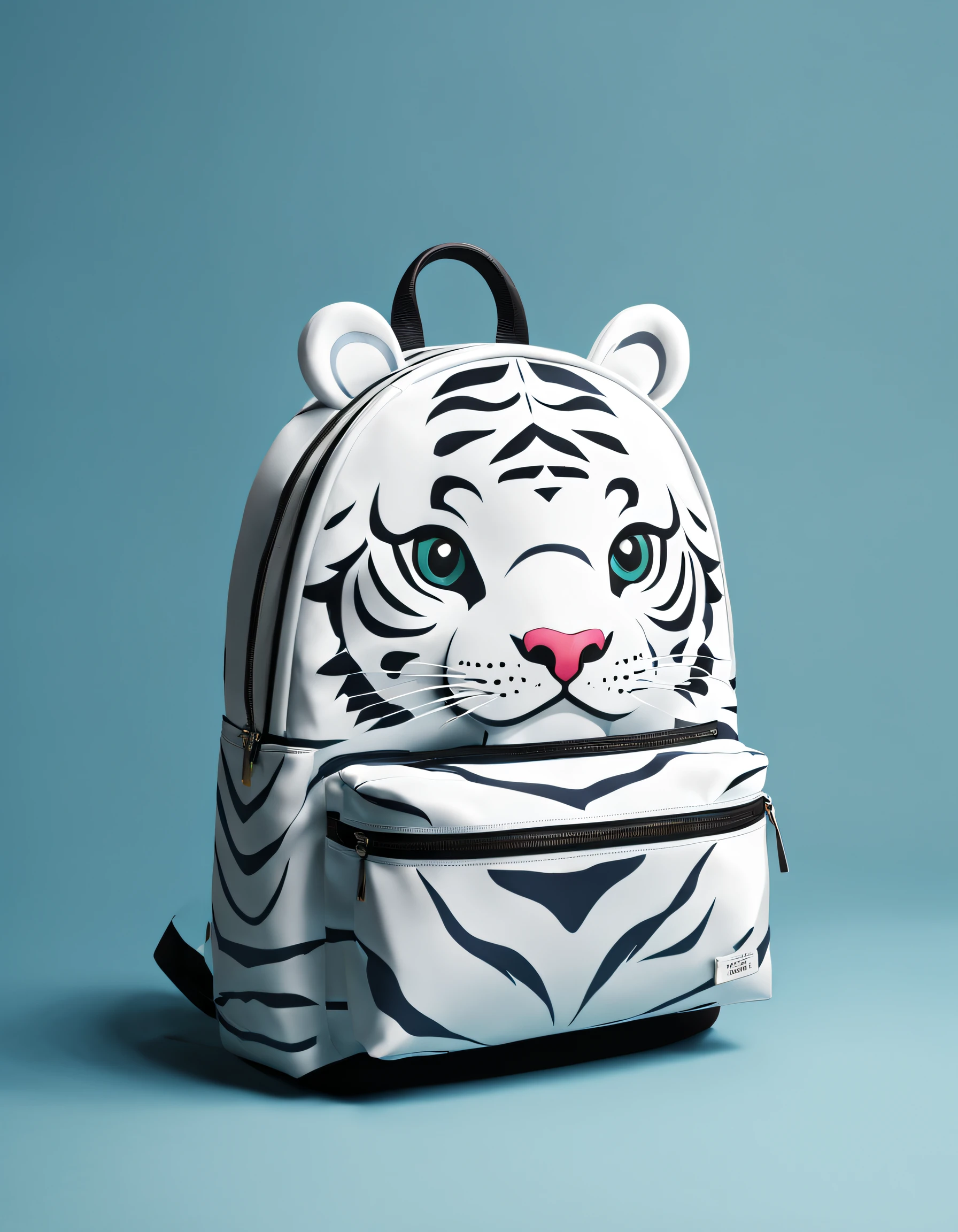 Product design,Poster design,(little white tiger backpack),