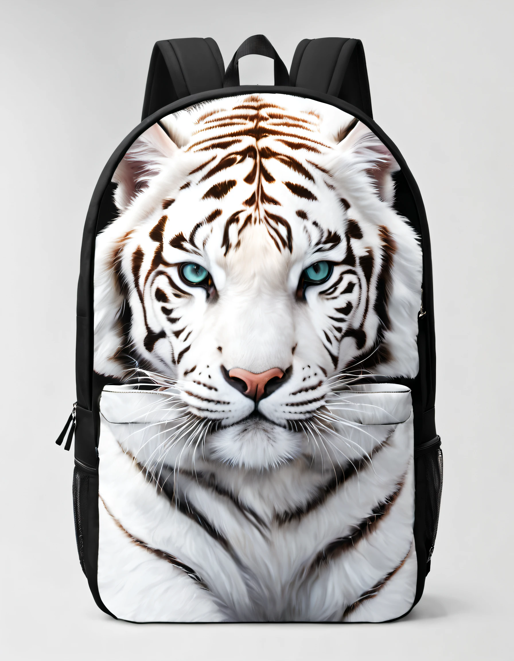 Product design，Poster design，（little white tiger backpack），