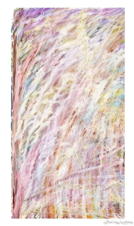 A colorful tree abstract painting, colorized pencil, Inspired by Van Gogh's Art - W 640, starrysky. digitial painting, Written in thin colors on white, digital art - n 5, Soft texture, pink grass, Various pastel colors, Beautiful digital art, pastelcolor, light colors