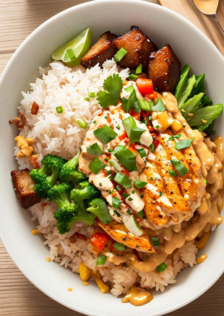 Rice bowl dishes cutting corners