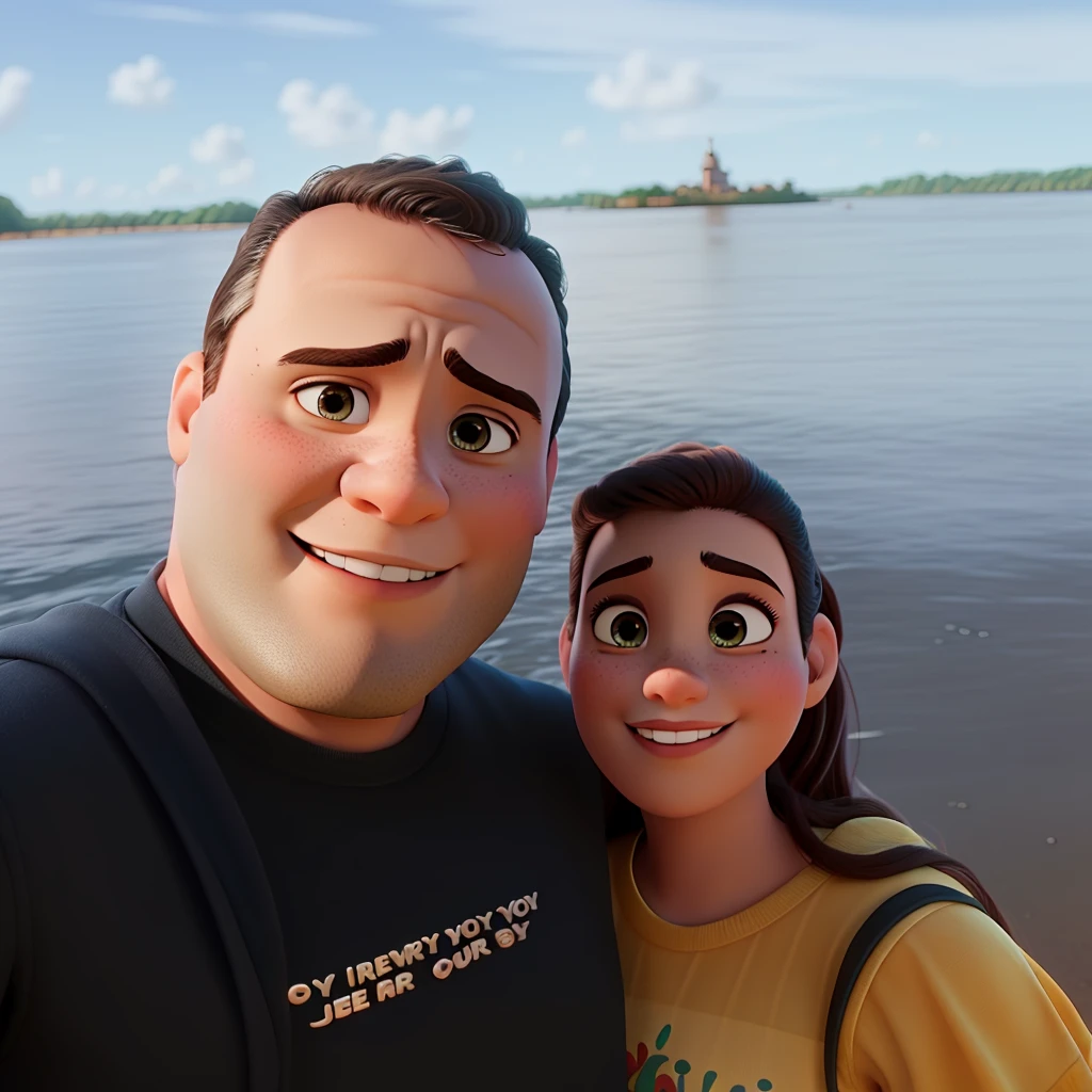 romantic couple, igual aos filmes Disney Pixar
