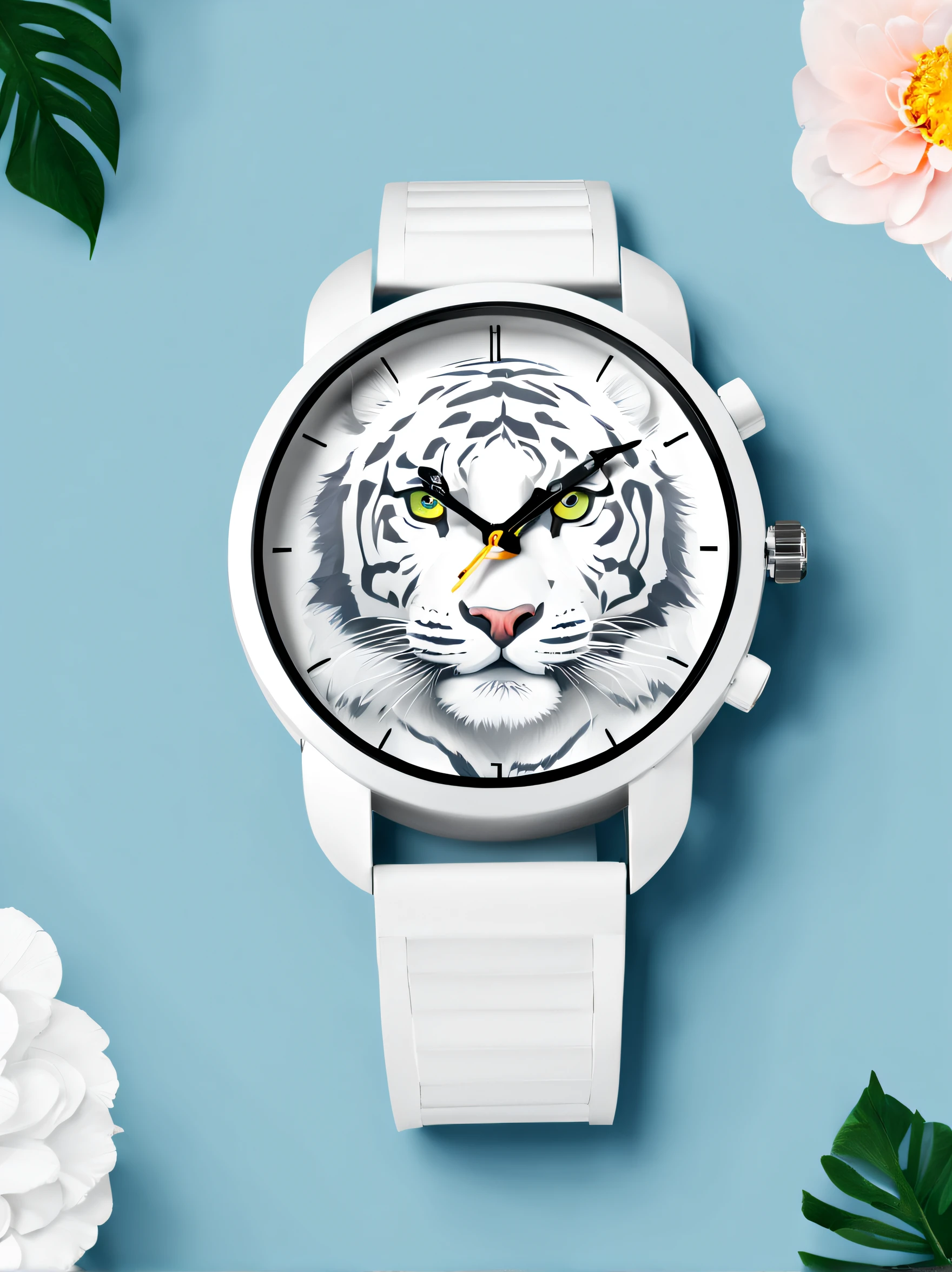 Product design,Poster design,(Little white tiger creative watch),