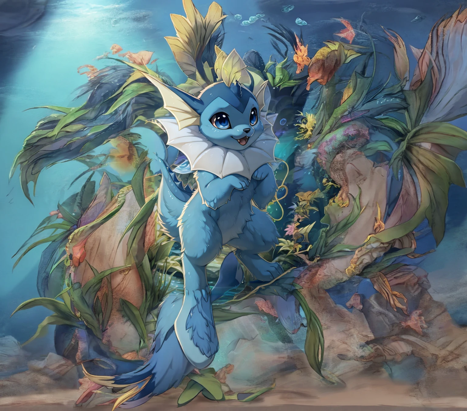 Tropic aquarium background