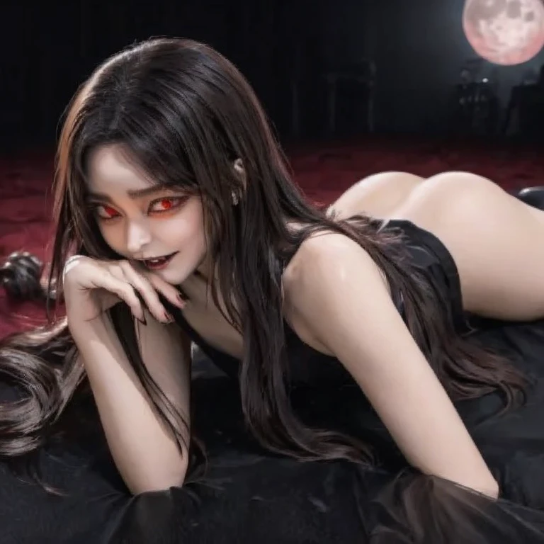 (((((Horror illustration))))), ((fantasy illustrations)), (((masuter piece))), ((dynamic ungle))、((eyes glowing red))、 ((long red tongue like a snake))), (Spirits)、(Monsters walking side by side at night)), (((Detailed background)))、(((Best Quality))), (((Best Illustration)))、 (((Best Shadow))), (((extremely delicate and beautiful)))、 (Back Light)、((Extremely delicate and beautiful)), (((a dark night)))、 ((Wind)), (Moonlight), (((Multiple Mature Female Vampires)))、 Multiple Mature Female Vampires、Multiple Mature Succubus、 with large wings like a bat,,,,,,,,,,,,,,,,,,,,,,,,,,,,,,,,,,,,,,,,,,,,,,,,,,,,,,,,,,,,,,,,,,,,,,,,,,,,,,,,,,,,,,,,,,,,,,,,,,,,,,,,,,,,,,,,,,,,,,,,,,,,,,,,,,,,,,,,,,,,,,,,,,,,,,,,,,,,,,,,,,,,,,,,,,,,,,,,,,,、(Black nails)、(long claws)、(Slender face)、 Big breasts, (((Fangs grow))), ((bleeding from the eyes,,,,,,,,,,,,,,,,,,,,,,,,,,,,,,,,,,,,,,,,,,,,,,,,,,,,,,,,,,,,,,,,,,,,,,,,,,,,,,,,,,,,,,,,,,,,,,,,,,,,,,,,,,,,,,,,,,,,,,,,,,,,,,,,,,,,,,,,,,,,,,,,,,,,,,,,,,,,,,,,,,,,,,,,,,,,,,,,,,)),red eyes、 ((((One person is lying on his back、The other is on top of it、French Kissing))))、 ((Black Long Hair)), (Shiny hair), (((Jewelry Pearl Red Eyes)))、 (finely detail)、 (((scornful eyes))),Big breasts、 (((Moonlight))), Abundant bloom, (((Four seasons fold々The beauty of)))、 (dead wood)、(Withered flowers})、seductiv、Mature Multiple Female Vampires、、、、、、、、、She wears black transparent suspender stockings and black high heels。Femme and move、((((Sexually provocative gaze、Entice your audience、Look at your audience with contempt))))。sexy lip。offcial art。8K Wallpaper Multiple Mature Female Vampires、the kiss、cuddling、hand on the breasts、fine panties、Beautiful exposure 、pointed Nipple、beutiful breast、二重まぶた、Sexy body、Full chest、Moisturized skin、((((BDSM、toppless))))、Strapless、Pose Seductive、a bed、Slender Leg、open one's legs、thin-waist、lie on one's side
