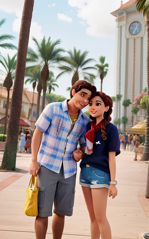 Casal feliz igual filme da Disney amor