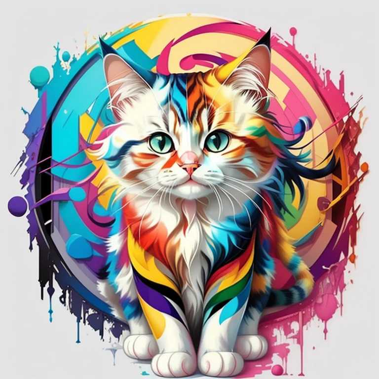 (Cat Ragdoll)), Eduardo Kobra padding ,wall PORTRAIT geometric multidimensional, art, chibi,
yang016k, beautiful, colorful,
masterpieces, top quality, best quality, official art, beautiful and aesthetic,