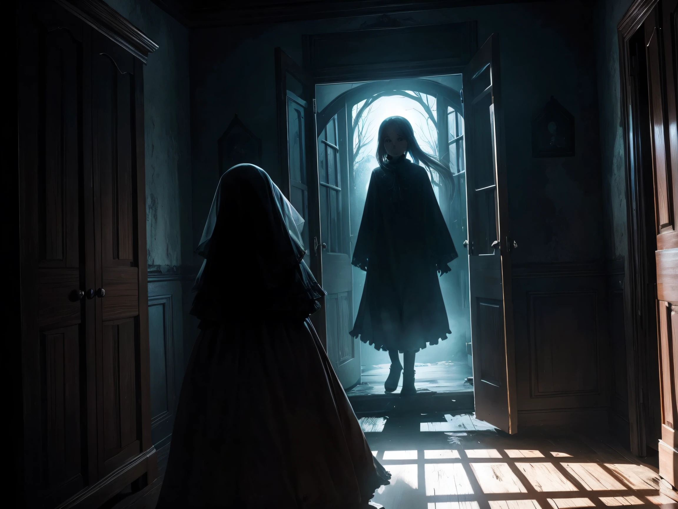 Haunted house, Ghost girl