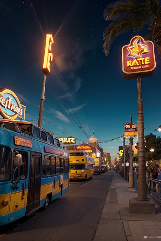 (Turistic attractions Pixar style)