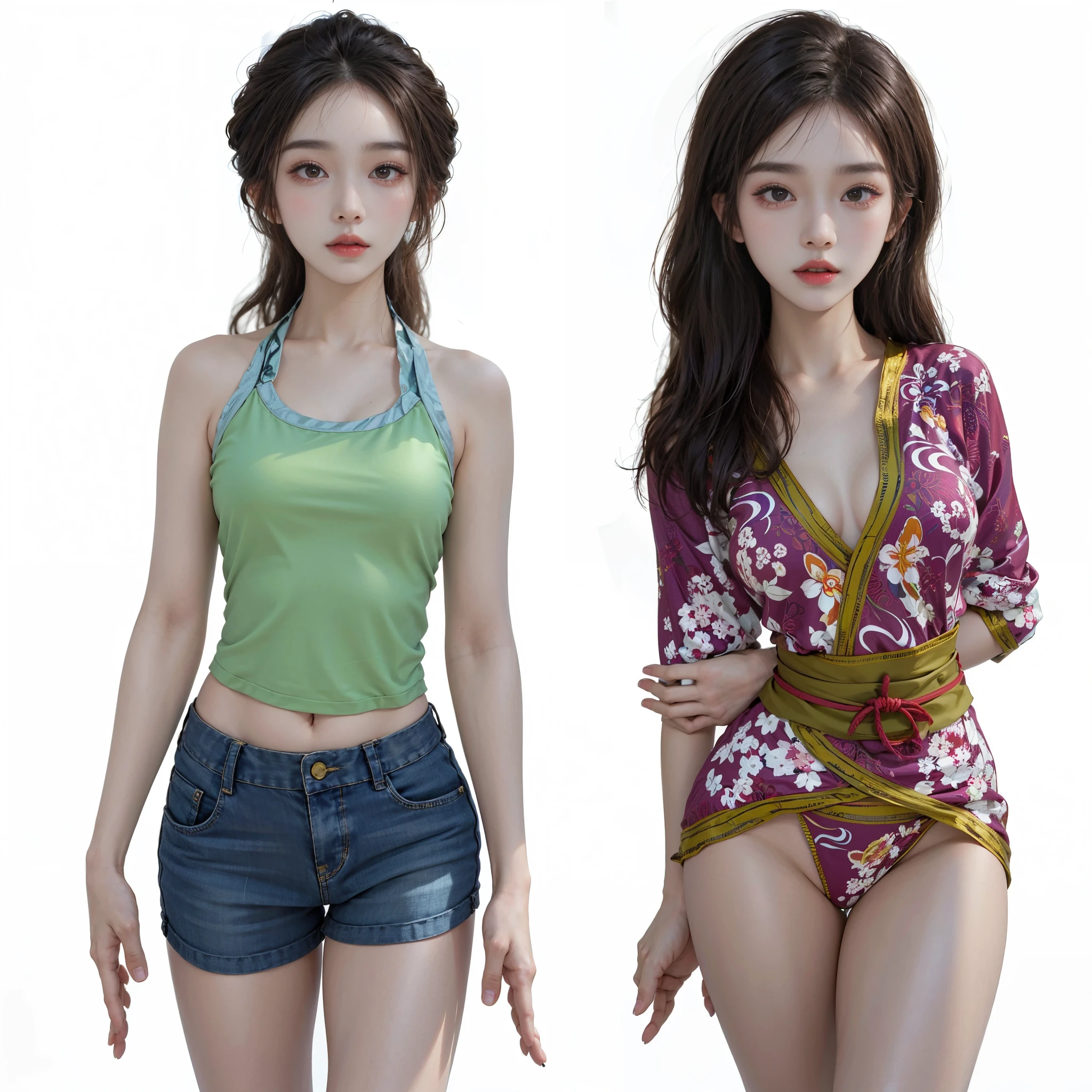 Una mujer con un vestido rojo posando para una foto, Hermosa joven coreana, Foto de Slim Girl, wearing two - piece swimsuit, Chica coreana, beautiful asian girl, Llevar camiseta roja sin mangas, Sakimi Chan, Hermosa mujer surcoreana, Linda chica con traje sin mangas, Foto de Slim Girl Model, Hermosa joven coreana, Ropa de pecho Open V