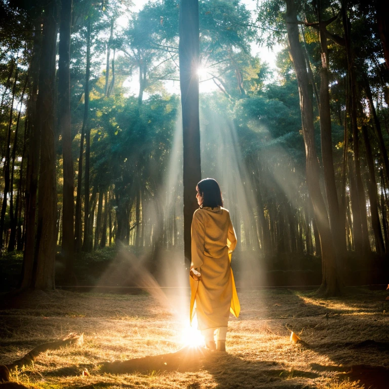 Shining Kokuzo Bodhisattva　Bewitching space　sanskrit「talaq」it&#39;s in the background.　illustratio