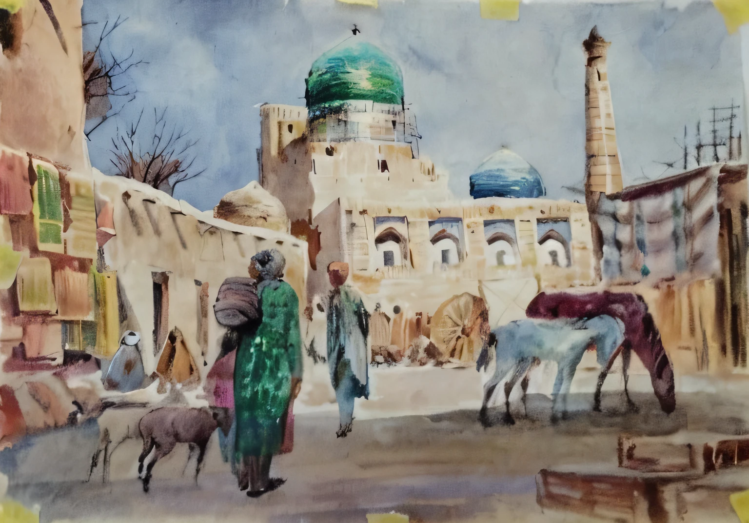 photo of ancient village, photo of ancient city, village life, photorealistic