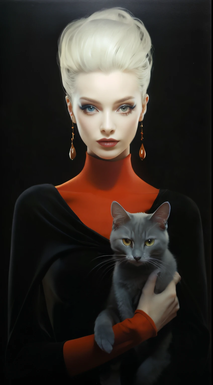 Enigmatic beauties、Magical atmosphere、stylish、Magazine covers