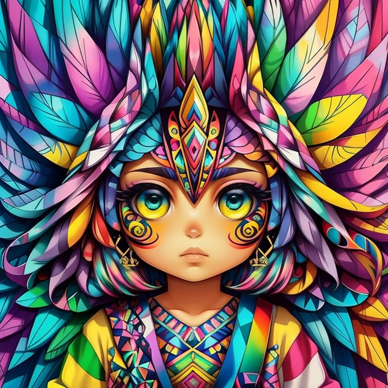 (Coruja), Eduardo Kobra acolchoamento ,multidimensional geometric PORTRAIT wall, arte, chibi,
yang016k, lindo, colorido,
obras-primas, qualidade superior, melhor qualidade, arte oficial, beautiful and aesthetic,