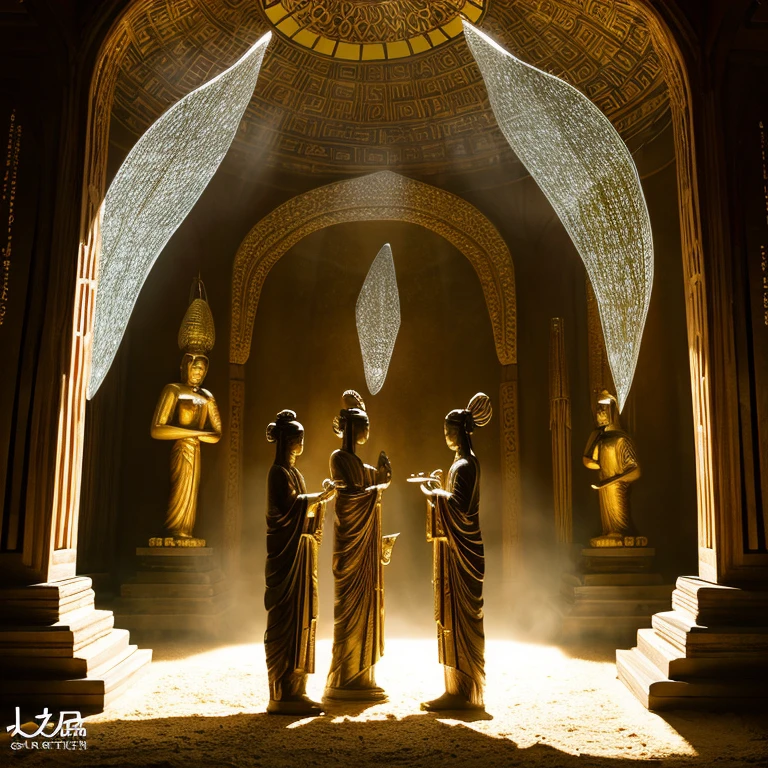 Shining Kokuzo Bodhisattva Bewitching space sanskrit「talaq」tome'In the background. illustration image Deities々paradise sanskrit Zodiac Bodhisattva statue all hands 1 million people set Mystical quartet