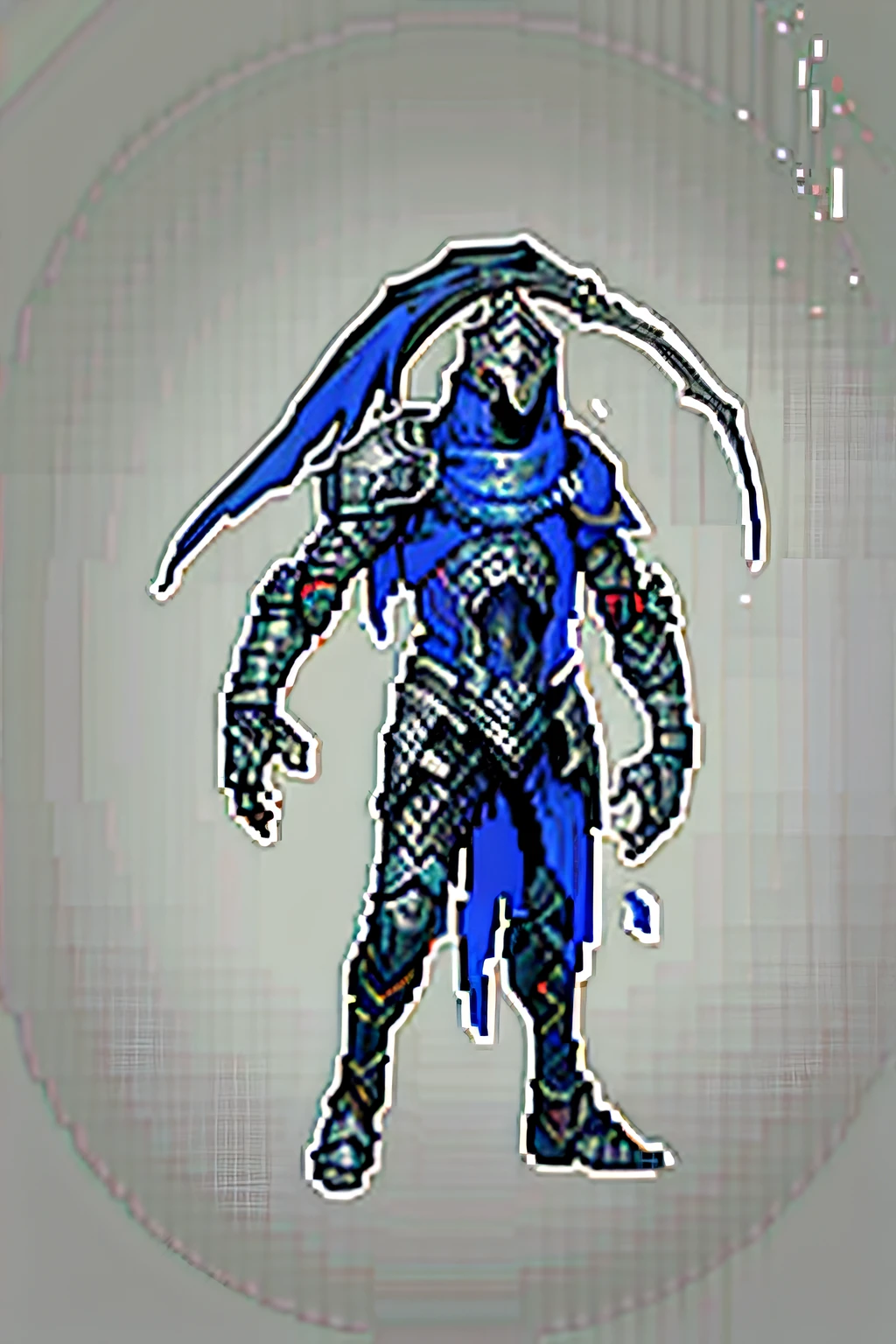 (masterpiece, top quality, best quality), pixel, Artorias pixel art, Artorias,
