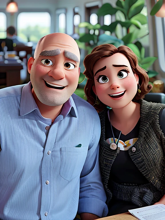 Disney Pixar poster bald man