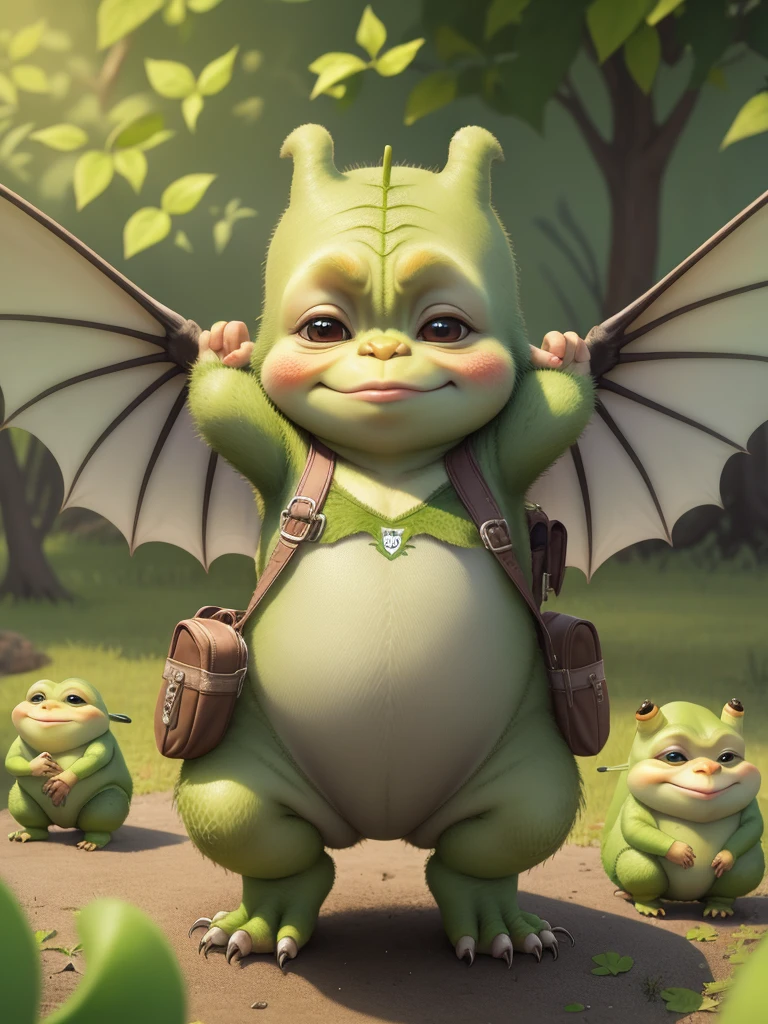 baby shrekdactyl with wings