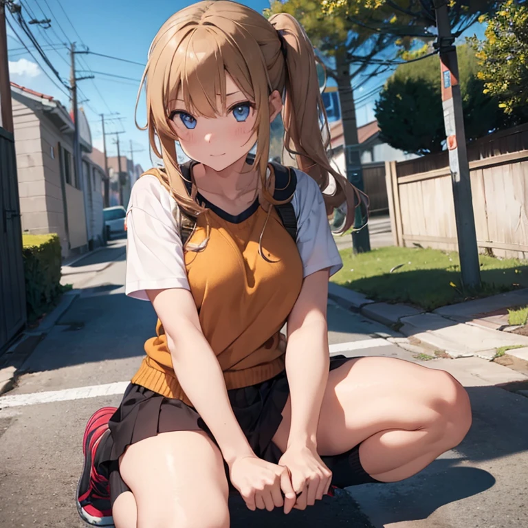 Girl knees a guy in his testicles