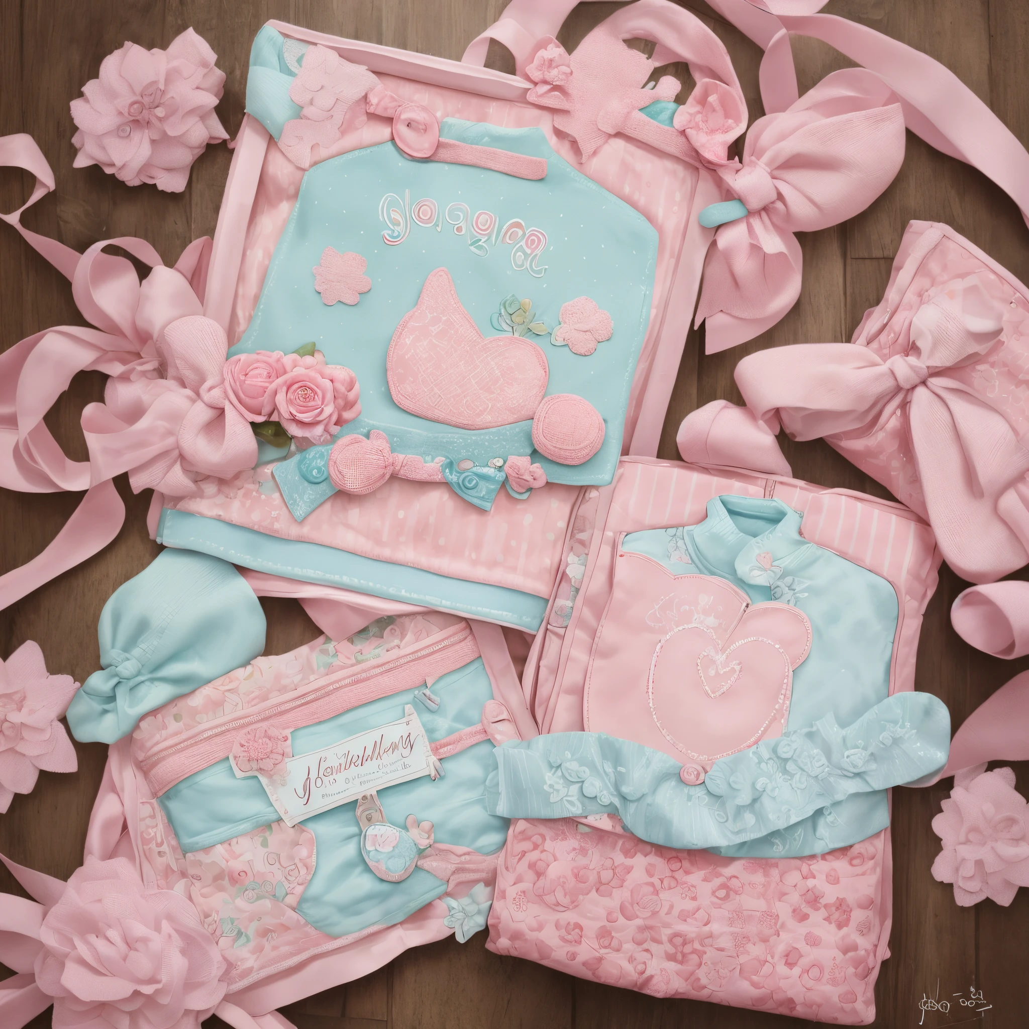 create a logo with faves by jo

this is for a thrift shop, make it girly, feminine vibe with pastel light baby pink