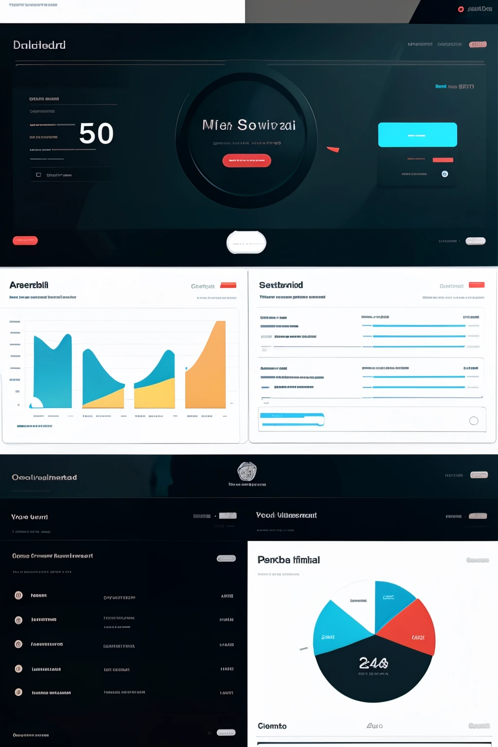 design dashboard and saas ui ux