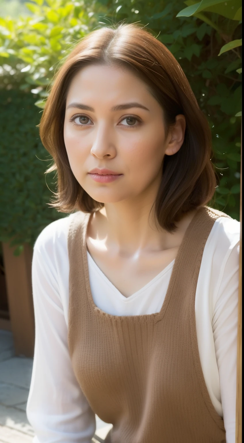 A girl with beautifully detailed eyes, lips, and face, with a sketch-style, portrayed using subtle gestures, softly illuminated by natural lighting, gently shaded. She has clear facial expressions. The overall color saturation of the image is low, with a viewing angle of approximately 120 degrees. The image should have the best quality, realistic, and extremely detailed (intensity: 1.2).