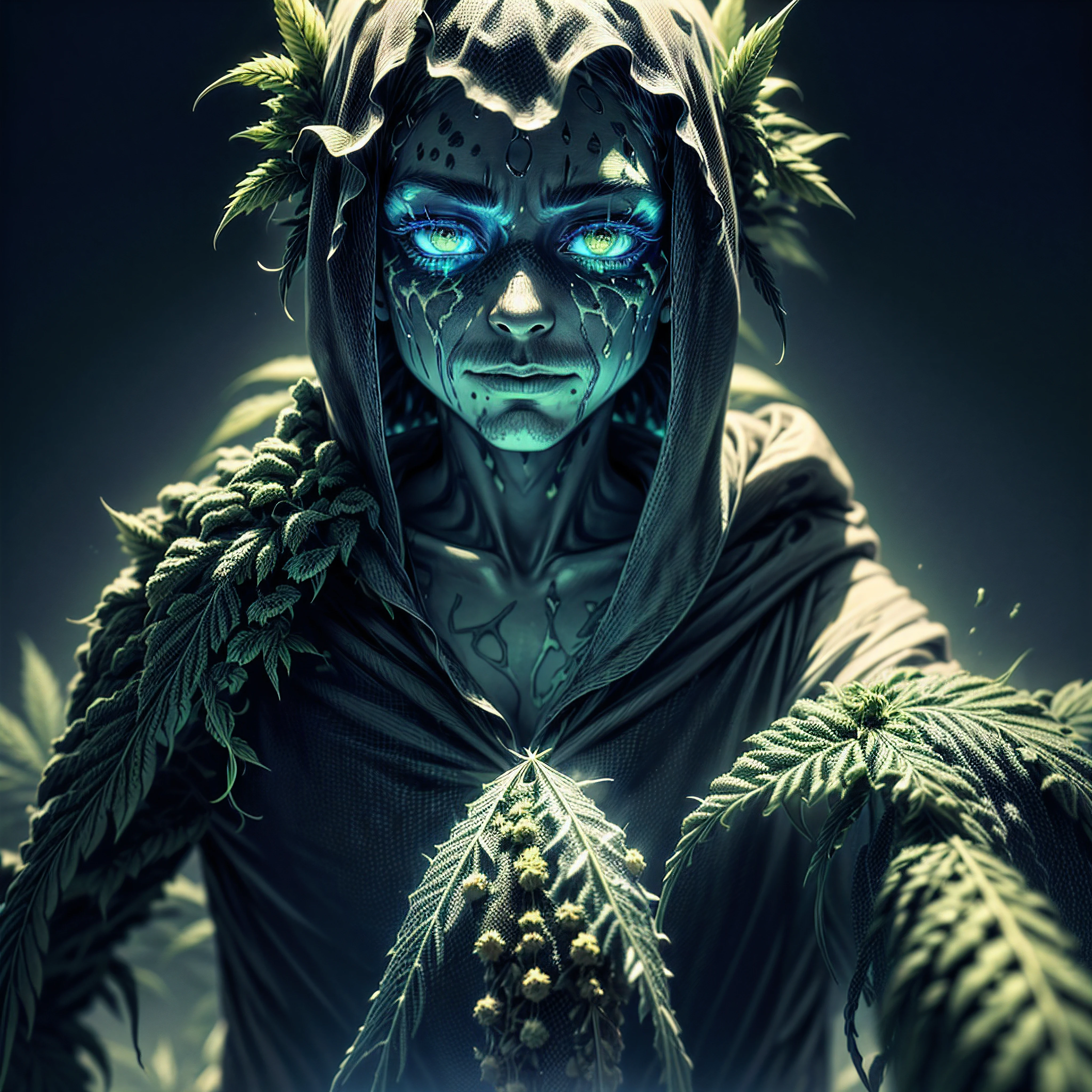 The Marijuana vines crept across their skin, tendrils worming into pores, twining around limbs. At first it was a tickle, a tease, marijuana leaves fluttering over flesh. But then the vines thickened, tightened, thorns digging in, not to draw blood but to anchor. They felt the marijuana pulse inside them giving them pure euphoria, cannabinoids polluting in their veins, marijuana crystals and resin start creeping into their bones. They watched looking at them selves as they sat in a room of mirrors what showed the image on every surface, immobilized with euphoria, as THC AND CBD seeped through their skin, etching rainbow like shadows. The last remains of their humanity withered as the marijuana wrapped them in marijuana flower and marijuana crystals, reducing them to pure euphoria. Soon there was no visible trace of the man, only a human-shaped mass of marijuana standing there.