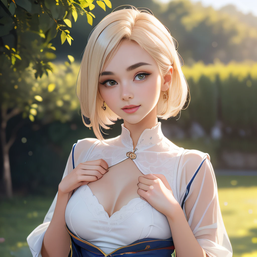 (extremely detailed 8K wallpaper:2), (photo:2), (22 years old Xuan Beautiful girl:2), (gives a lecture to friends:2), Detailed (Face & Eyes), (hyper realistic:1), (Highly detailed:1), (Epic Realistic:1), rim light, (Maximum details:1), Cosy, (body complet:1.3), (looking a viewer:2.0), (Attractive qualities of a woman:2), (attractive female:2), (Attractive:2), Smile, intelligence, sympathy, Grace, A sense of style, Fitness, Care, optimism, (sensitivity:2), frankness, Romantic gestures, playfulness, Fashion Sense, (sensuality:2), charm, modesty, Thoughtfulness, (femininity:1), flirtatiousness, warmth, (Physical Attractiveness:2), beautiful smile, Love of Life, Strength and power, Vulnerability, curiosity, wonder, Love, (Nature's prehistory:2), Kawaii, waifu, beautiful breasts, (attractive body:2), (handsome body:2), BEAUTIFUL POSE, attractive pose, (nice feet:1.0), (beautiful clothing:1), (Classic clothes:2), (elegant clothing:2), (European Clothing:2), detailed clothes, (upskirt:1), (blouse:1), (provocative pose)