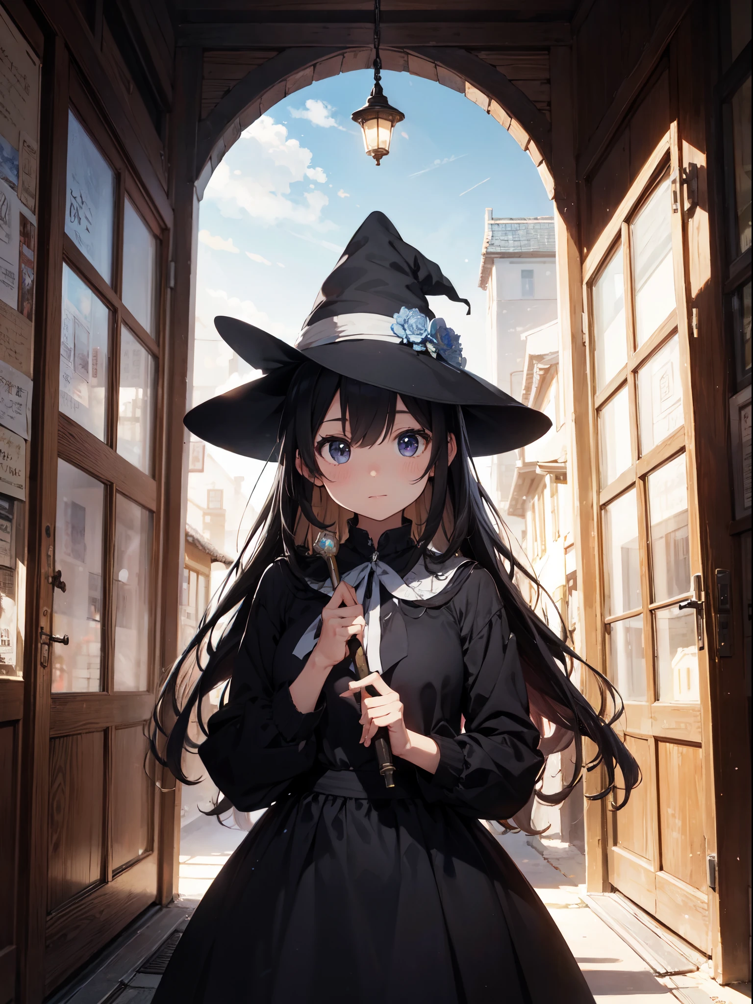 (Master masterpiece、top-quality、highest grade、offcial art、Beautifully Aesthetic:1.2)、(Master masterpiece、top-quality、top-quality、offcial art、Beautifully Aesthetic:1.2)、(Master masterpiece、top-quality、top-quality、offcial art、Beautifully Aesthetic:1.2)、(1girl in:1.3)、ighly detailed、(Fractal Art:1.3)、colourfull、highestdetailed、「Enchanting witch from another world」This painting titled、It depicts a captivating beautiful witch manipulating magic in the castle gardens without limits。The castle spreads out、The garden there is、It creates an atmosphere as if a door to another world has appeared..。

Standing at the center is、Beautiful witch in a sophisticated dress。His face is meticulously drawn.、He has a profound expression on his face, as if he strongly wishes for something.。In her hand is a luxurious wand.、From that wand is emitting mighty magical powers。 The magic cast is、It was released as an explosive force from the tip of the wand.、The energy that reverberates through the garden as a beam of colorful light is very powerful.、A beam of light makes a large trajectory in the sky。

The charm of this painting is、The mighty and enchanting beauty of the witch、Eta、It skillfully captures the mystique of the garden.。 、And the witch's facial expressions and movements are very realistic.、It has the power to draw the viewer into the place。

Moreover、the light and shadow production is also stunning。The beam of light emitted by the cane is、Illuminate the gardens and castle、pure、Creates a sense of distance from the visual light source to the witch.。Quality produces realistic images、It can convey visual beauty and story appeal at the same time。

This is、Not only visually appealing works、It is a work that further enriches the visual experience by drawing a story.。 」We are thinking about the theme to the fullest。The images are very realistic and、Very detailed and、Must be a high resolution 16k。Sony F and 24-105mm f / Use a Sony Alpha 4 mirrorless camera with 1G OSS lenses。ISO sensitivity to 32,000、Shutter Speed 1/Set to 125 seconds。The image is、Girl in the center、「Realistic reproduction of fabric texture」The fusion of girl cuteness and fetish ims should be framed。--Al-16:9 --