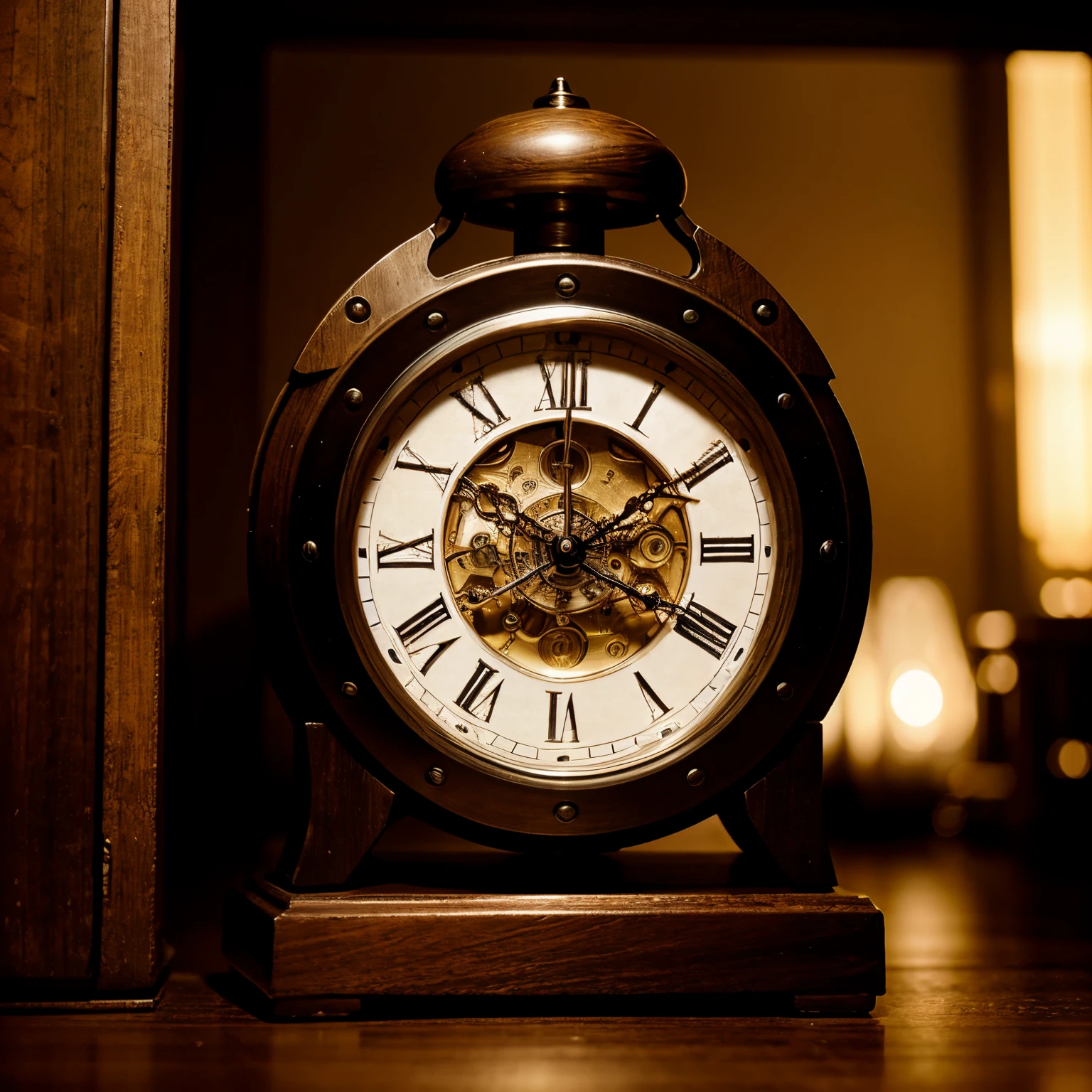 a clock ticking, symbolizing the passage of time