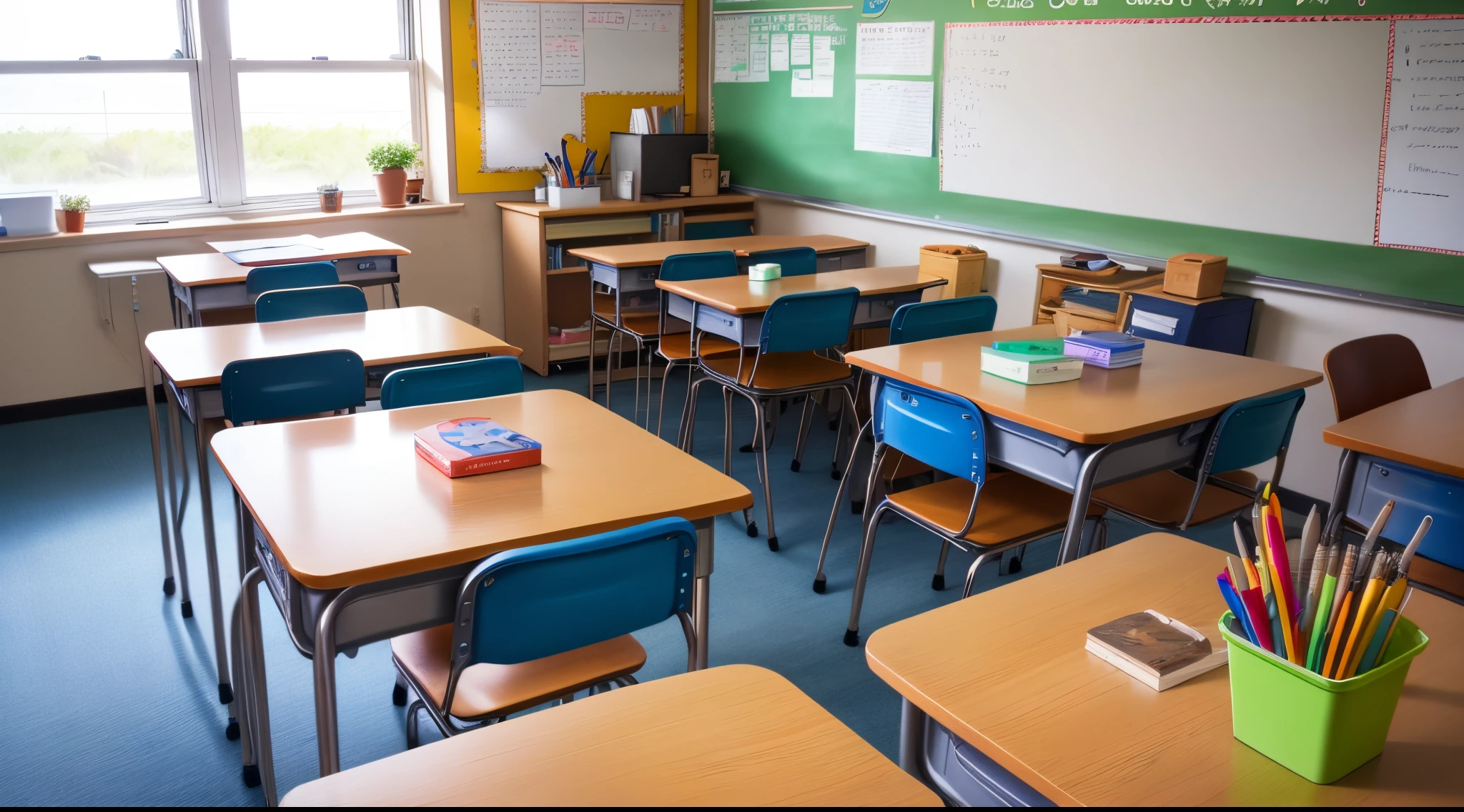 Please draw a picture of teachers’ classroom utensils