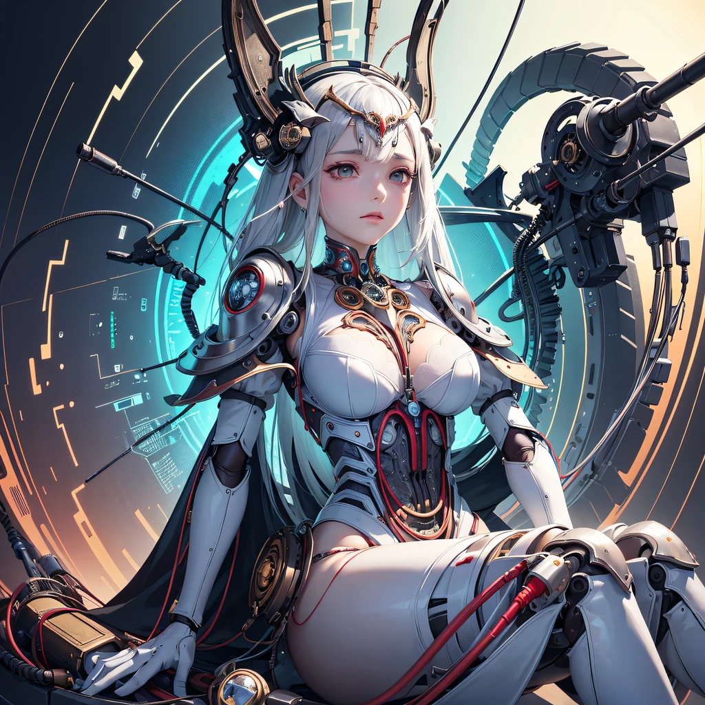 Intricate details, Super Intricate Details, (navel-baring) (Big Gem: 1.3), (girl_Standing_beside_droid:1.2), Girls, (Perfect detail face, Detailed eyes), BREAK Robot, (Giant Mech, Red and black armor, Blue eyes, Holding a rifle), Starry sky, sky line, Kamen Rider, (Gundam: 1.4), Gold Saint Seiya, Marvel movie Iron Man, (mechs) (Mechanical) (armor), professional RAW color photos, (Back Corner), (Lie down and raise your legs to expose your buttocks: 1.5), (cum on the body, Shoot in the chest, Face, For hair): 1.2) (itting open legs: 1.3), Perfect, (Wide Angle), (Rule of Threes), perfect leg, (Pendants) (Color Gemstones) Knee flexion, perfect foot, Panties close-up, Sweat, water dripping, Best Quality, masutepiece, Super Resolution, (reality: 1.4), 1 girl, Bare shoulders, crazy detail details, (Hip Fold: 1.5), lower chest, Side chest, Unrealistic Engine Style, Boca Effect, David La Chapelle style shots, Bioluminescent color palette: Lilac, Pale gold, Pale pink, bright white, Wide Angle, Ultra-fine, cinematic still life, Vibrant, saquimica style, Perfect eyes, highest image quality 16K, inspired by Canon EOS R 6 "Chaos 50,--, Harry Winston A masterpiece of mole photography under the eyes, Ray tracing, surrealism, Textured skin