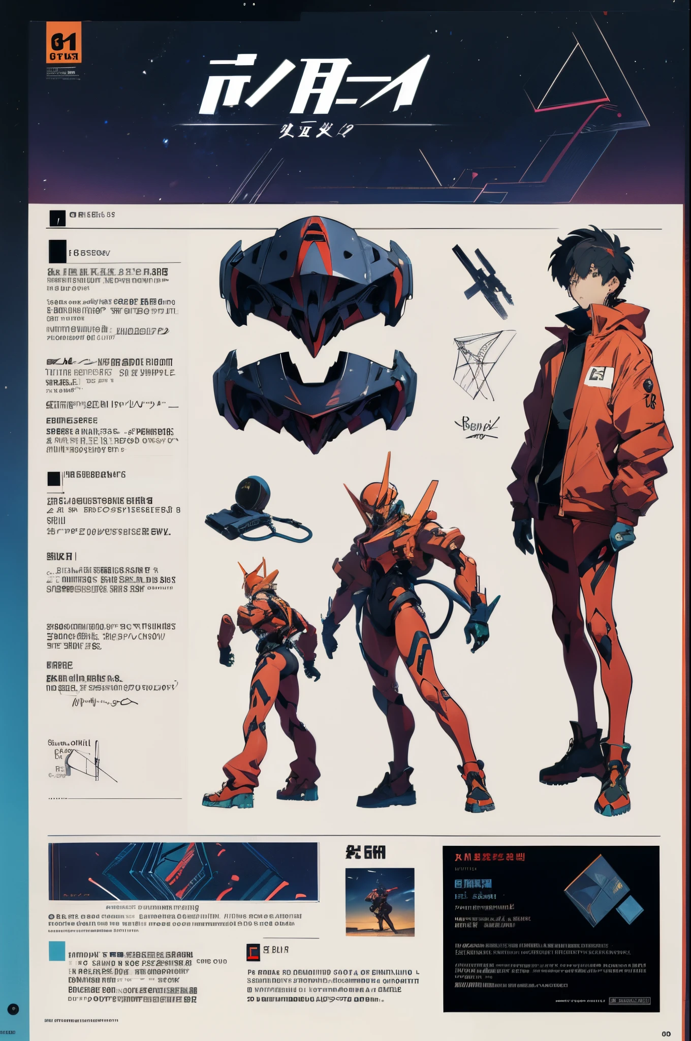 line-art, art book, design sheet, 8k, best quality, design, equipment design, Evangelion, eva, cowboy bebop, geometry, 8k, ultra-detailed, yeezy