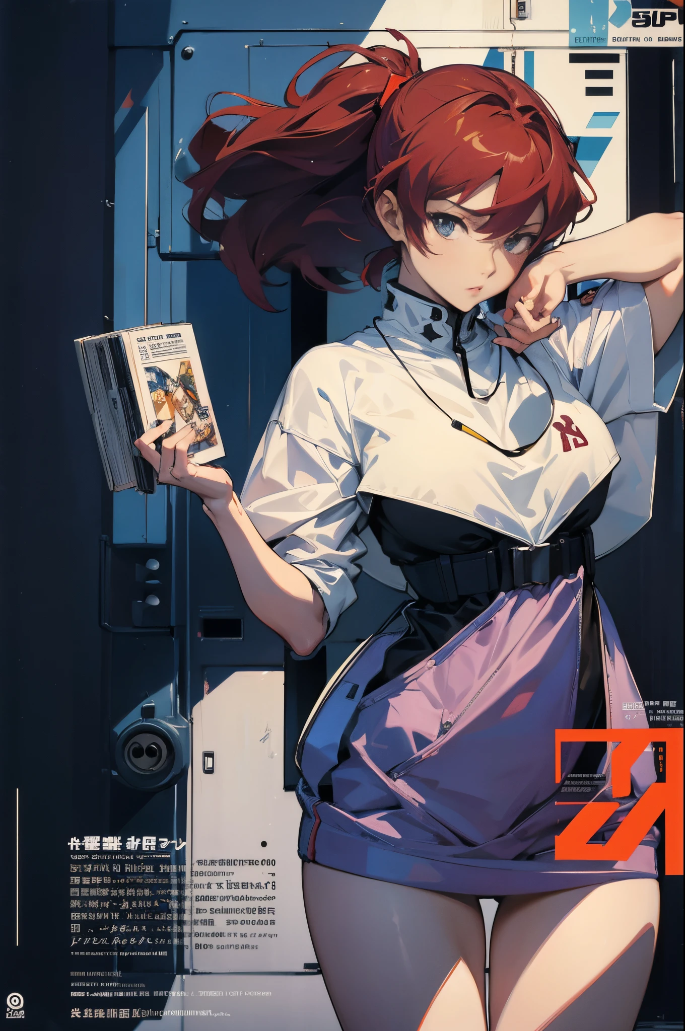 line-art, art book, design sheet, 8k, best quality, design, equipment design, Evangelion, eva, cowboy bebop, geometry, kanye fashion