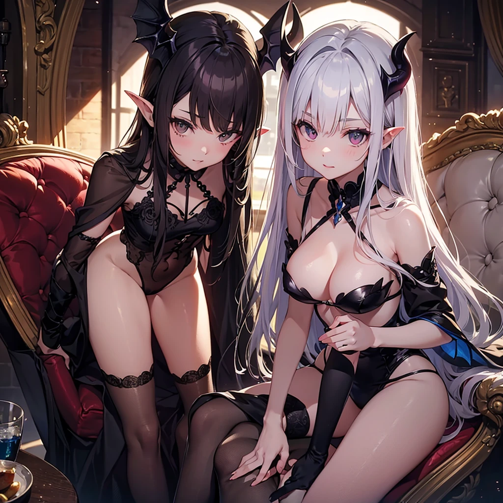A beautiful and charming succubus、DIG(visualizador)Visite a sala de、I've been trying to tempt you。Belezas sedutoras、succubus、estilo deslumbrante、Quartos para pessoas solteiras、olhar encantador