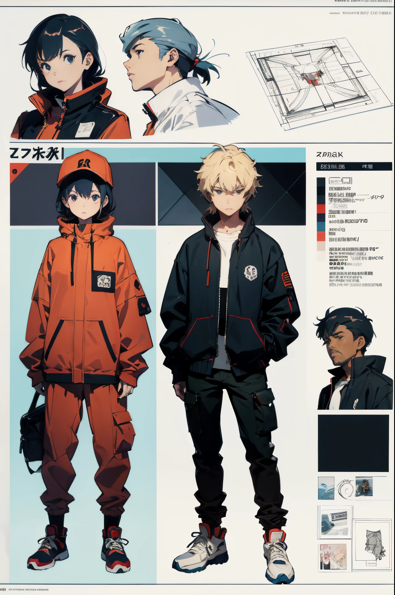 line-art, art book, design sheet, 8k, best quality, design, equipment design, Evangelion, eva, cowboy bebop, geometry, kanye fashion