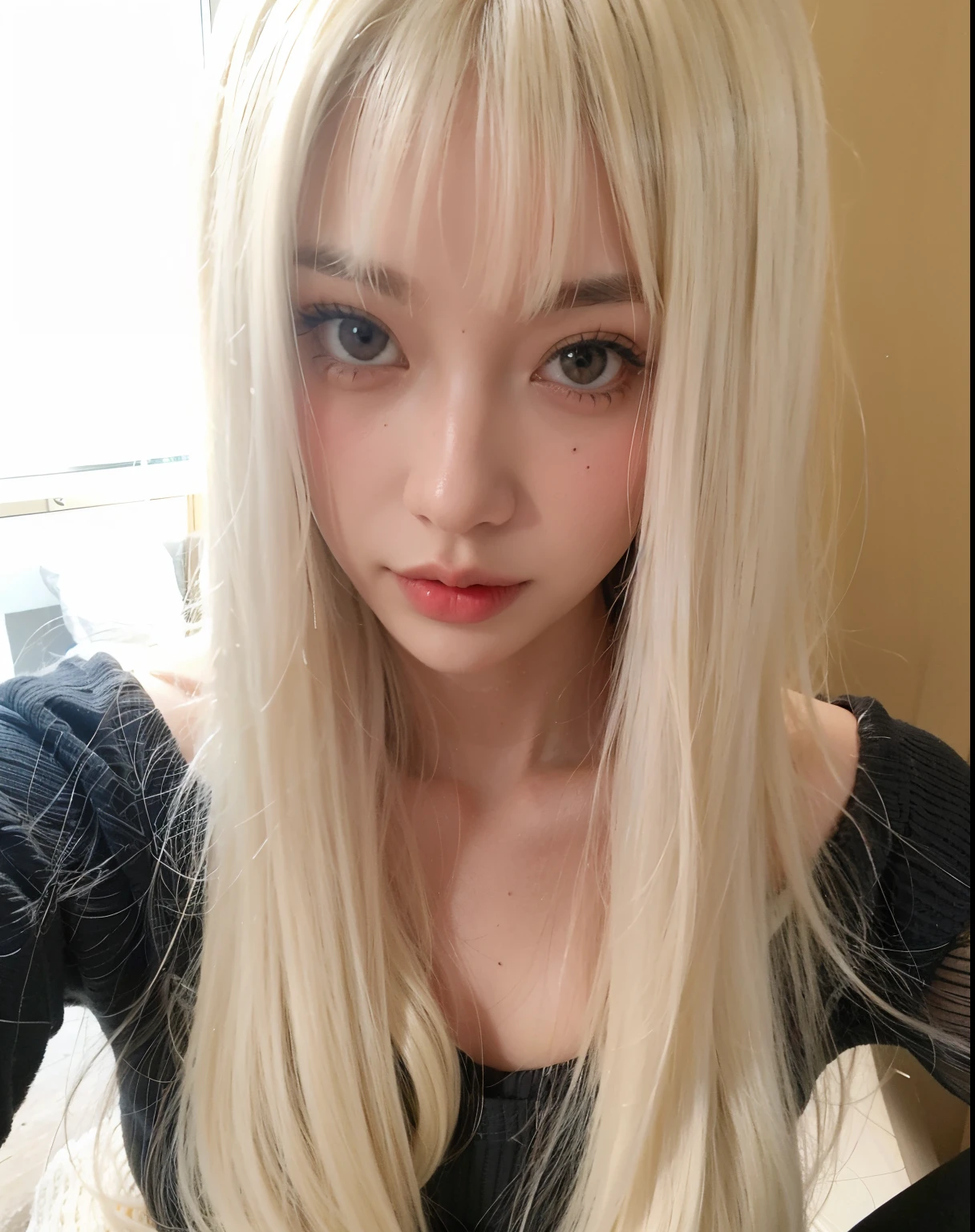 Nude girls with white hair