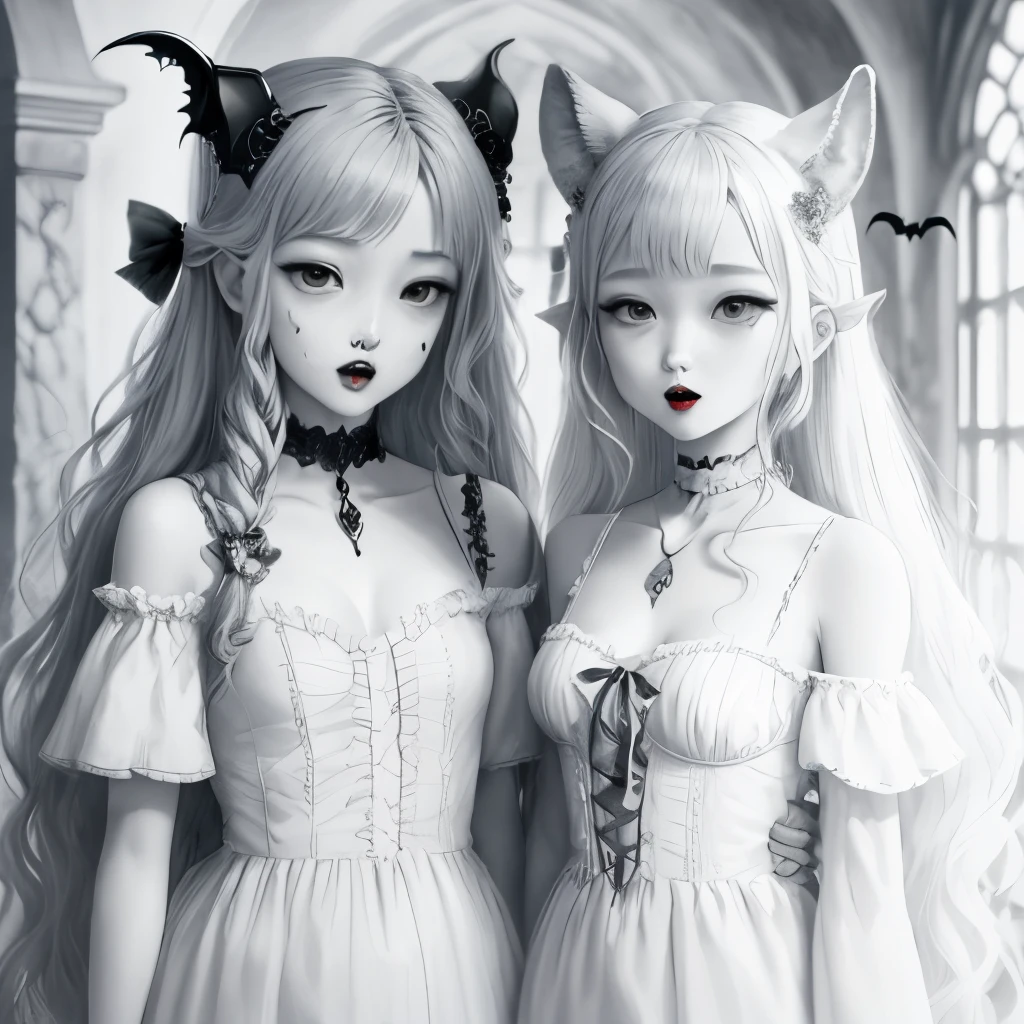 Vampire line art