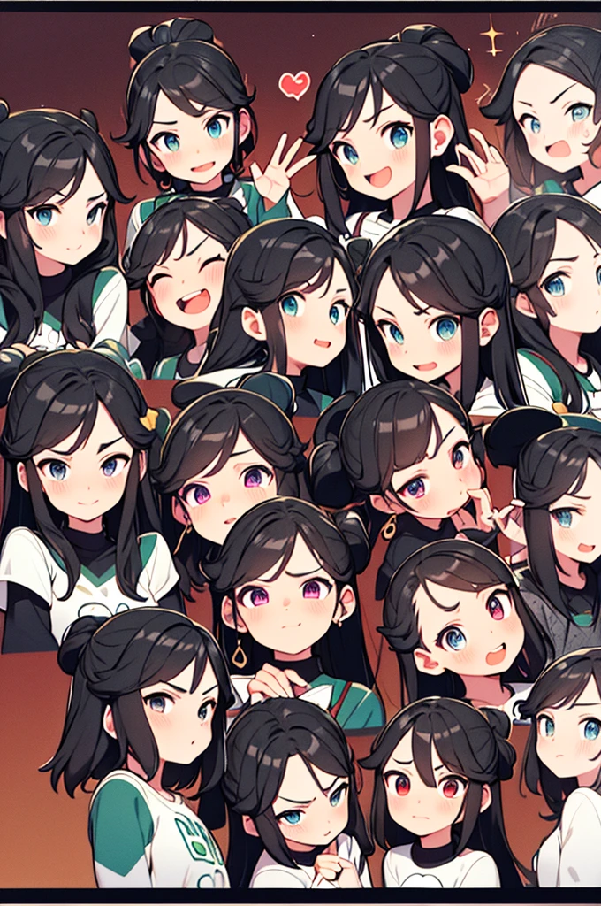 Avatar bonito do ,pacote de emojis, We look forward to having you participate in Dconrt NyTwoTwotoosersesoteos ,(9 emojis,emoj (boina) Medidores,Alinhar arranjo),9 poses and expressions (Grieves,espanto,Divirta-se,Alegre,grandes risos,Raiva leve,doubt,Touch your head,Vender moe,esperar) ,anthropomorphic style,estilo disney,black stroke,Different emotions,9 poses and expressions,8k