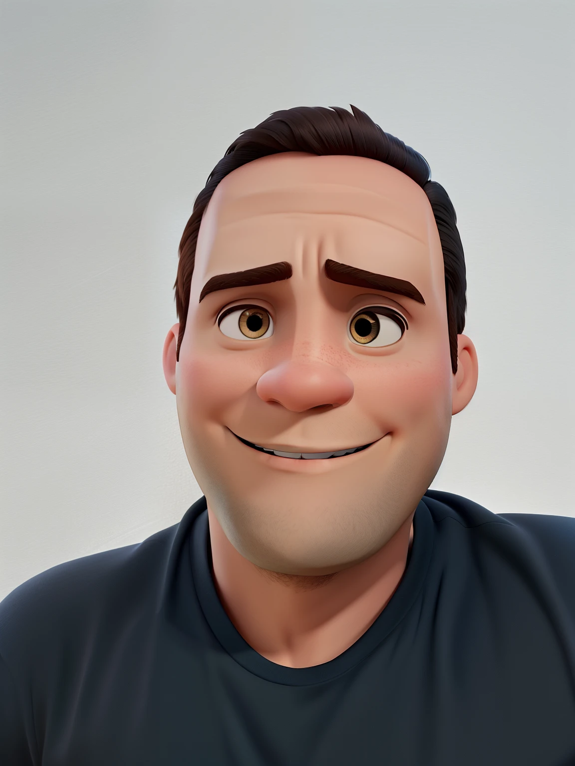 Um Homem estilo Disney Pixar, alta qualidade, melhor qualidade