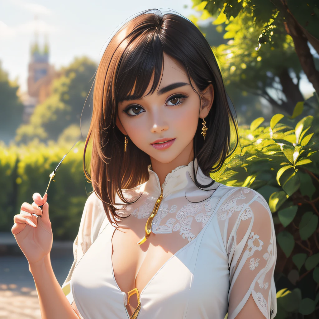 (extremely detailed 8K wallpaper:2), (photo:2), (25 years old Xuan Beautiful girl:2), (gives a lecture to friends:2), Detailed (Face & Eyes), (hyper realistic:1), (Highly detailed:1), (Epic Realistic:1), rim light, (Maximum details:1), Cosy, (body complet:1.3), (looking a viewer:2), (Attractive qualities of a woman:2), (attractive female:2), (Attractive:2), Smile, intelligence, sympathy, Grace, A sense of style, Fitness, Care, optimism, (sensitivity:2), frankness, Romantic gestures, playfulness, Fashion Sense, (sensuality:2), charm, modesty, Thoughtfulness, (femininity:1), flirtatiousness, warmth, (Physical Attractiveness:2), beautiful smile, Love of Life, Strength and power, Vulnerability, curiosity, wonder, Love, (Nature's prehistory:2), Kawaii, waifu, beautiful breasts, (attractive body:2), (handsome body:2), BEAUTIFUL POSE, attractive pose, (nice feet:1.0), (beautiful clothing:1), (Classic clothes:2), (elegant clothing:2), (European Clothing:2), detailed clothes, (upskirt:1), (blouse:1), (provocative pose)