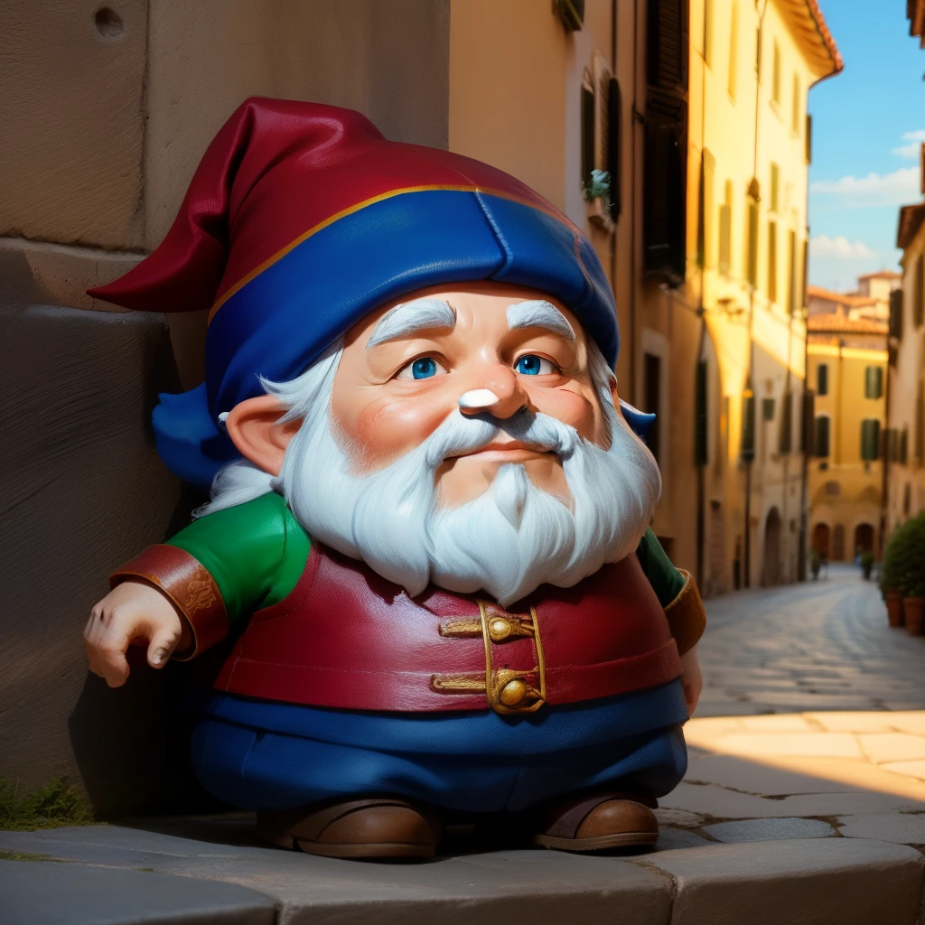 a gnome in italy